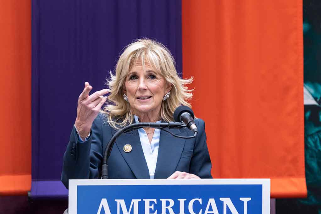 Jill Biden Blames Trump for Nation's Problems