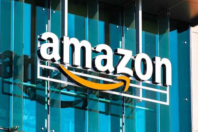1569353527 featured image Amazon logo on a glass building facade.