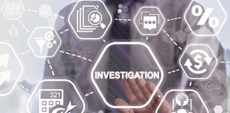 Investigation with various related icons and diagrams.