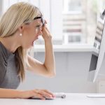 “No More Loopholes Act”—Healthcare Bombshell Lands A woman with blonde hair showing a surprised expression while looking at a computer