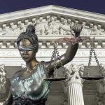 School’s Secret Gender Transition EXPOSED—Parents OUTRAGED Lady Justice statue in front of courthouse.