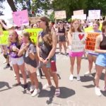 Protesters gather in US Capitol after Supreme Court abortion
