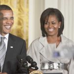 Obama’s Redistricting Push Triggers HYPOCRISY Firestorm Former President Barack Obama and Michelle Obama smiling at a public event