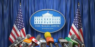 FBI Reveals Lone Shooter: Media’s Role Questioned Multiple microphones at White House press briefing podium.