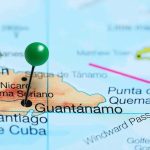 Cuba Blackouts Explode — What’s Trump Planning? Map with pin on Guantánamo, Cuba.