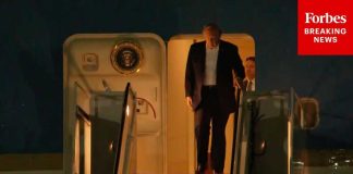 Qatar Jet Upends Air Force One Plans President Trump Arrives At JBA After G7 Meeting, Iran Deal Signing