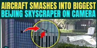 China Beijing Plane Crash RAW FOOTAGE: Plane SMASHES Into Beijing’s Tallest Skyscraper On Camera