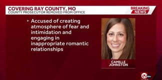 AG Drops Hammer on County Prosecutor Missouri judge removes Ray County prosecutor as attorney general alleges misconduct