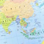 Political map of South and Southeast Asia