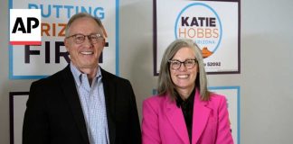 Cross-Party Ticket Sparks Fury Dem. Arizona Gov. Katie Hobbs picks former Rep. Mayor John Giles as her running mate