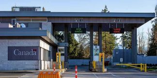 Three Days Till Prices Explode Canada border crossing booths with open and closed lane signs