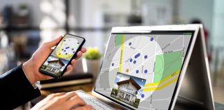Renters Cheated? FTC Drops Hammer Person using phone and laptop with real estate map app