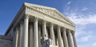 Supreme Court building with Corinthian columns