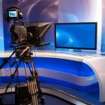 NBC Ambush Backfires — Trump Walks Out Television studio with camera and news desk