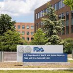 FDA headquarters sign outside brick office buildings