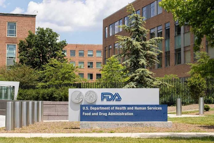 shutterstock_2186129889 FDA headquarters sign outside brick office buildings