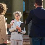 Mutiny Erupts—Prime Minister Out Spokesperson addresses reporters on courthouse steps