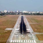 Runway Intruder Causes CHAOS at Denver Airport! Runway with heavy tire marks at an airport
